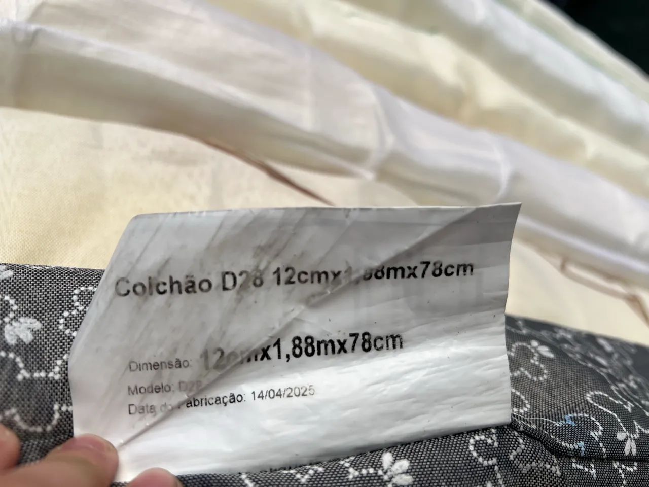 Colchão/Colchonete de Solteiro de Espuma D28 - Foto 5