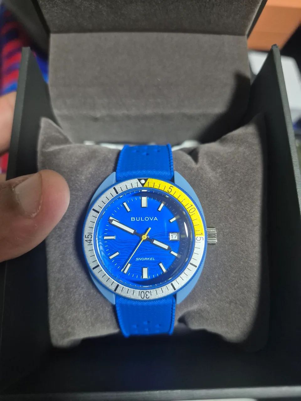Bulova Snorkel Blue Tang NOVO - Foto 4