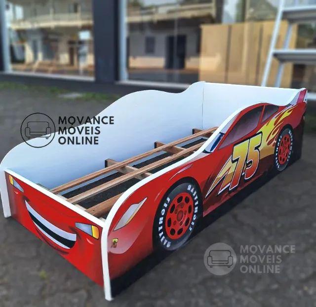 Cama Infantil Carro 100% MDF - Vários Temas!!