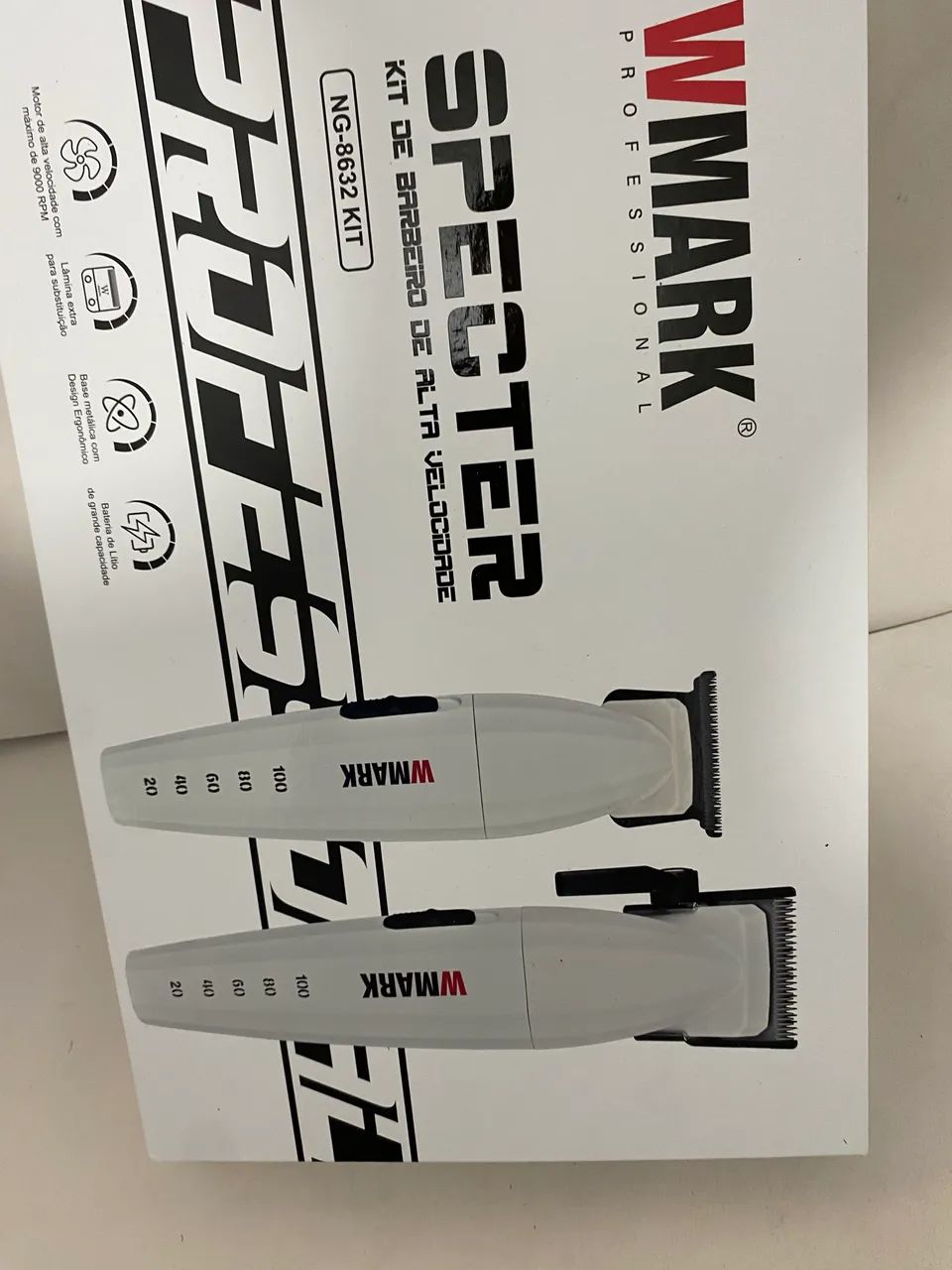 Máquina de cortar cabelo Kit  Wnark Capa lâminas  - Foto 4