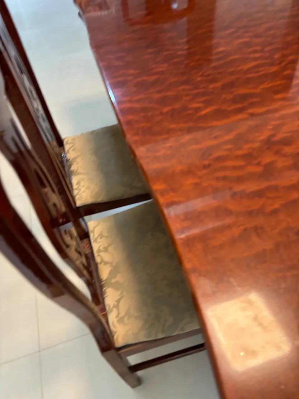 Mesa 6 lugares + barzinho retrô  - Foto 4