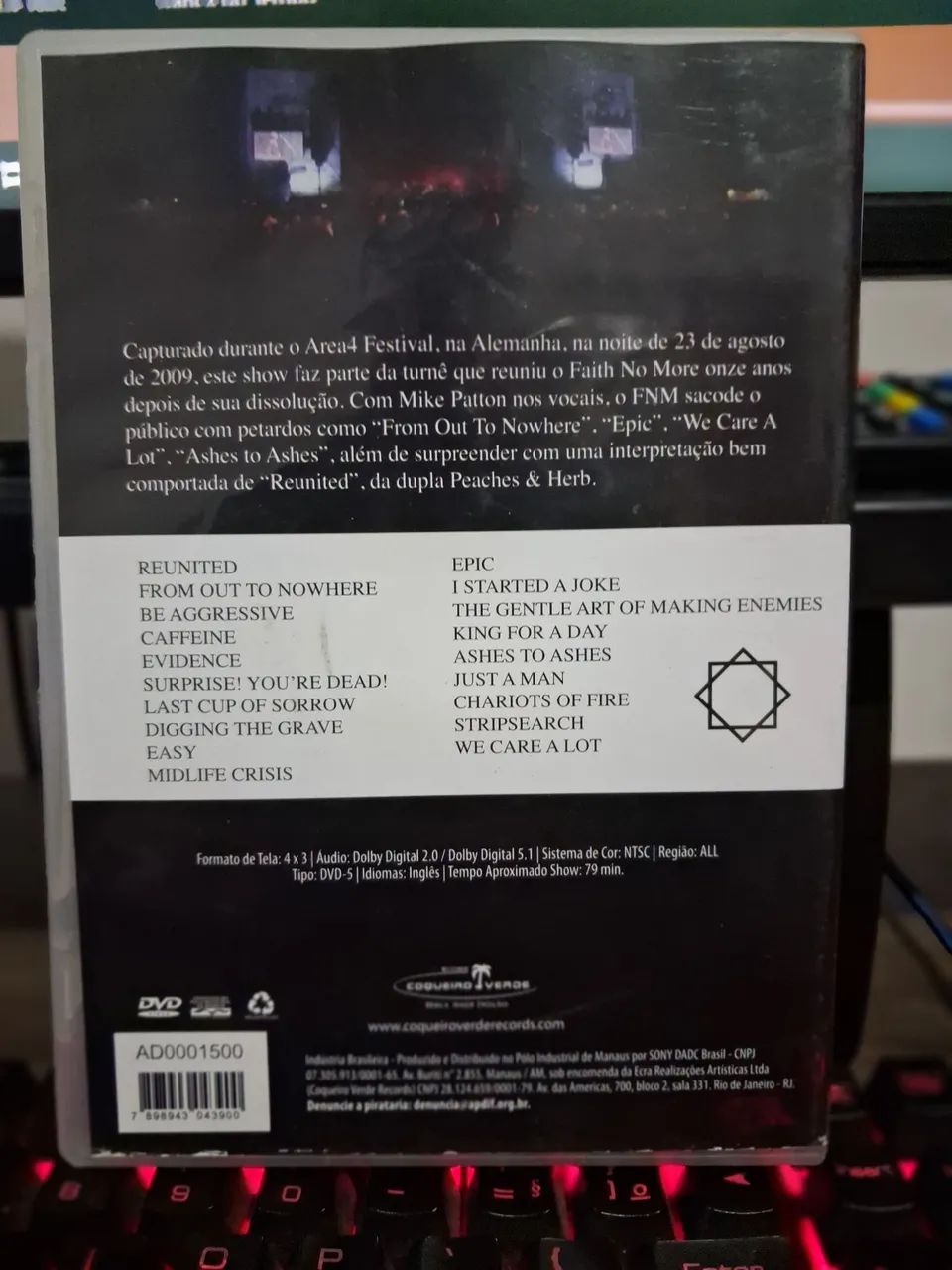 DVD Faith No More Live in Germany 2009 - Foto 2