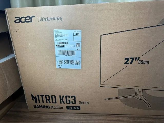 Monitor Acer Nitro 27 IPS Lacrado ! Full HD 120Hz N. Fiscal, Garantia Acer Gamer - Foto 2