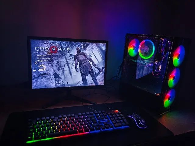 PC Ryzen 7 com 16GB RAM - Placa de video - Completo - Foto 2