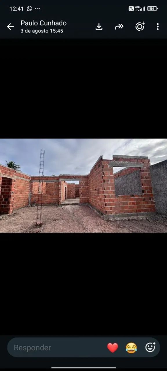 Vendo ou troco este terreno medindo 10 x 25 com construção *59 - Foto 2