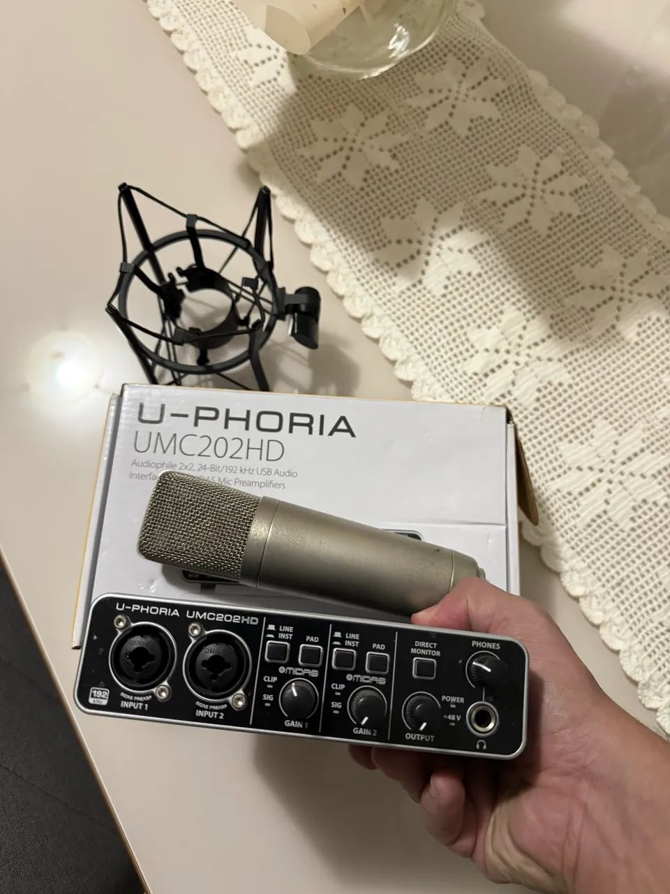 Interface e Microfone
