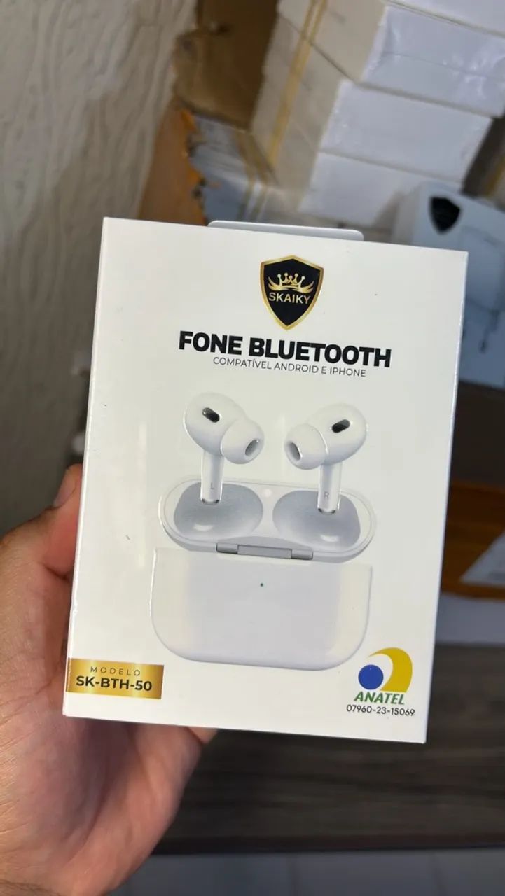 Fone de ouvido Bluetooth 