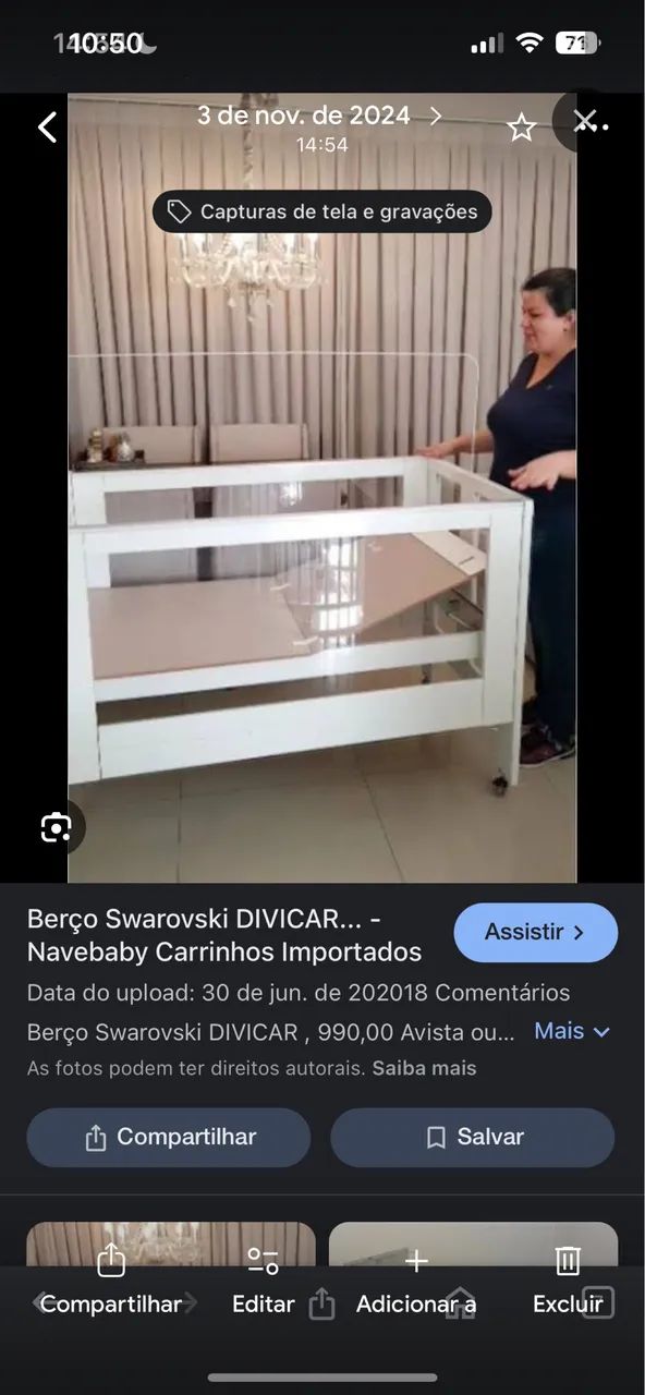 Berço Divicar Bem Cuidado - Foto 2