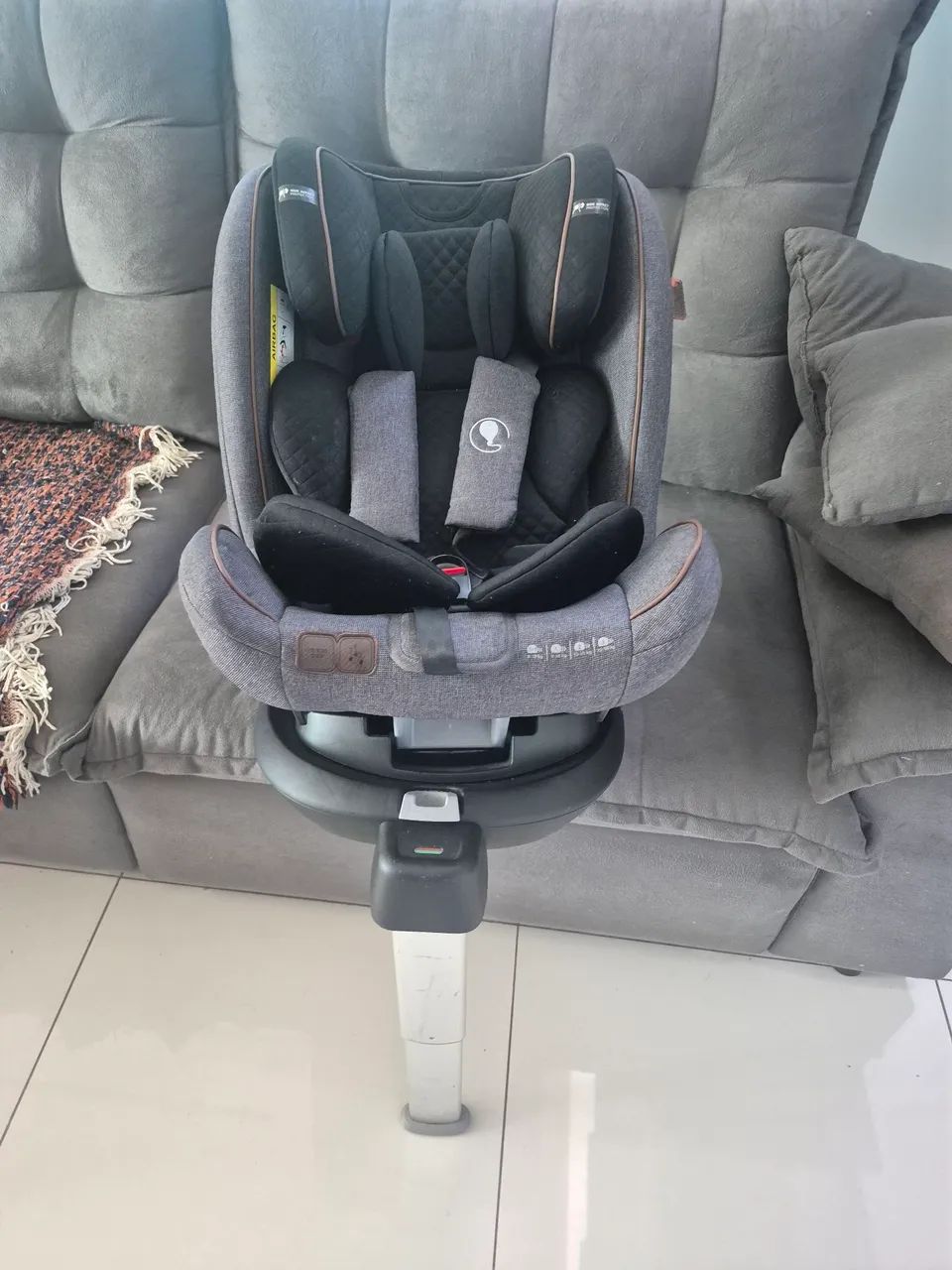 Cadeirinha abc design 0 até 36 giro 360 graus  - Foto 4