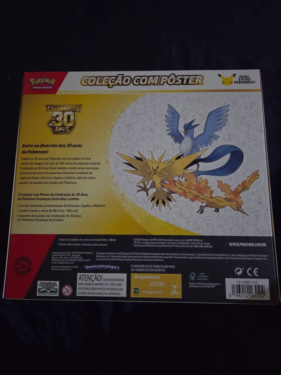 Pokémon coleção com pôster - Foto 2