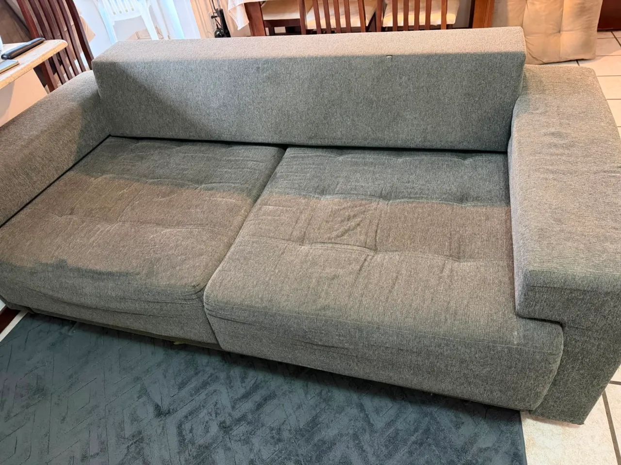 Conjunto Sofá e Estante - preço  para desocupar espaço - Foto 5