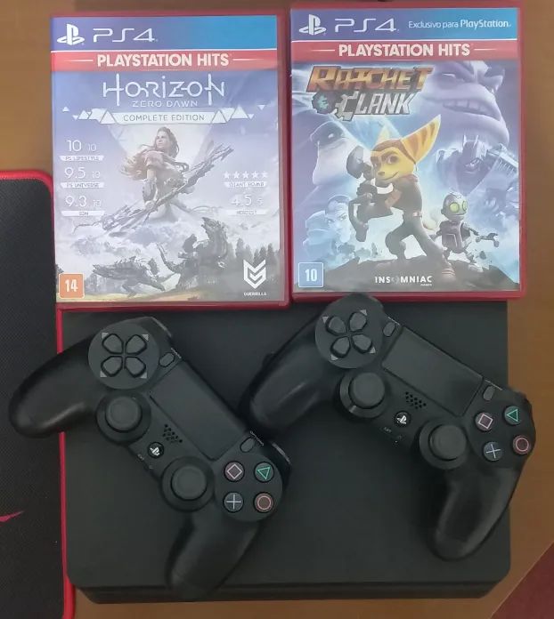 Console Playstation 4 Slim - 1 Tb + 2 Controles + 2 Jogos Físicos - Foto 6