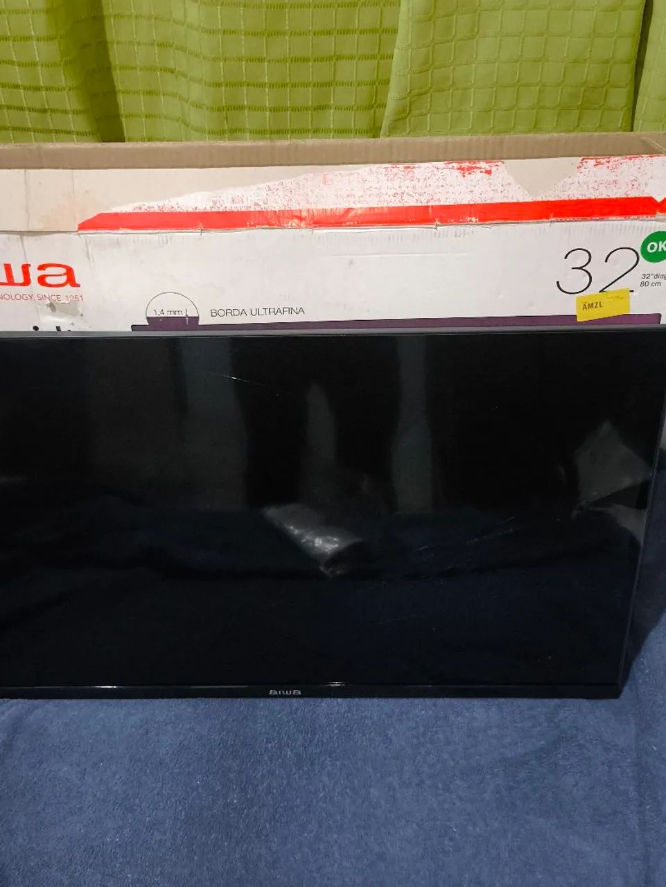 Tv smart aiwa 32 polegadas tela quebrada tem de tudo apps - Foto 5