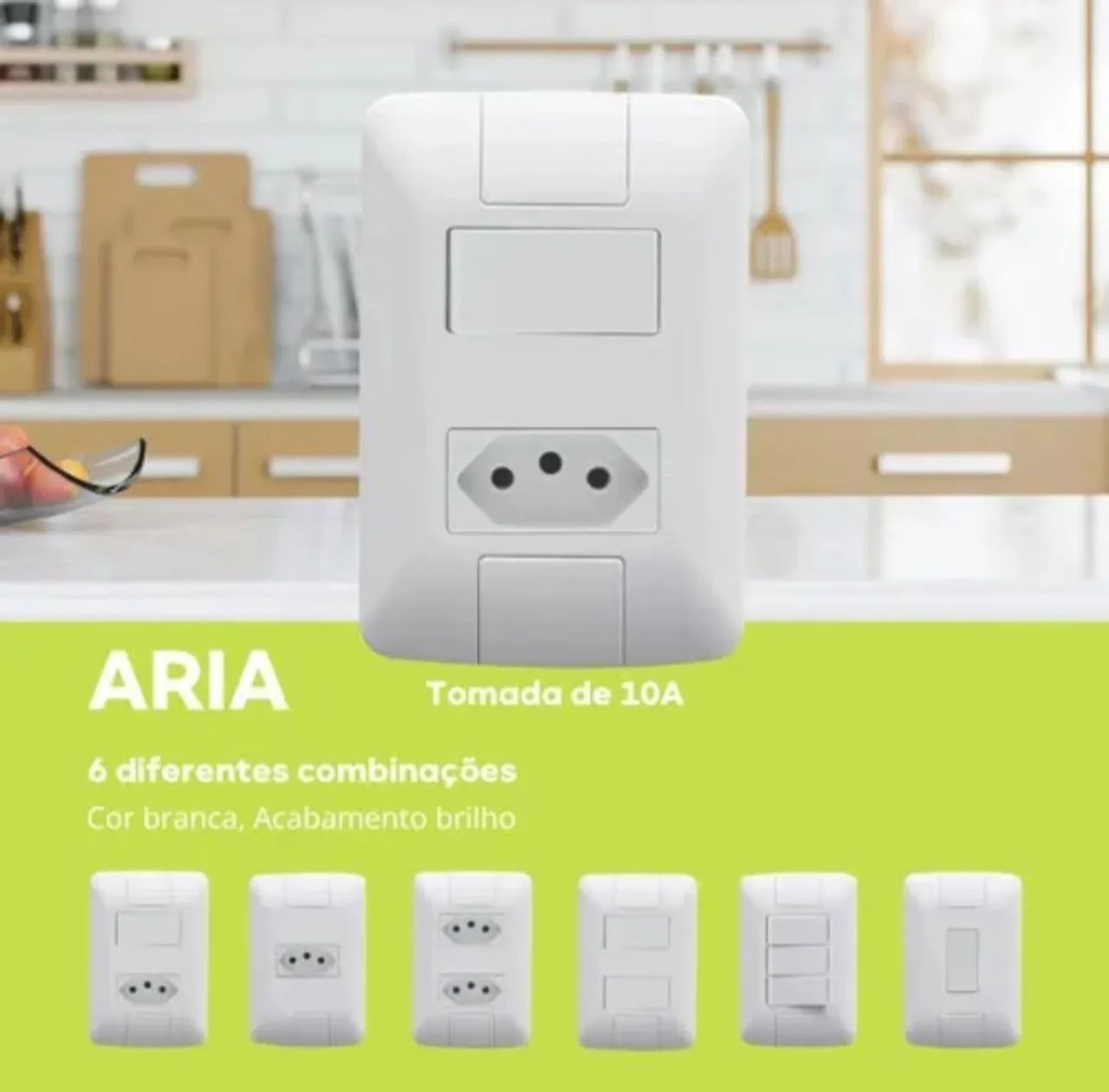 Tomada / Interruptor tramontina