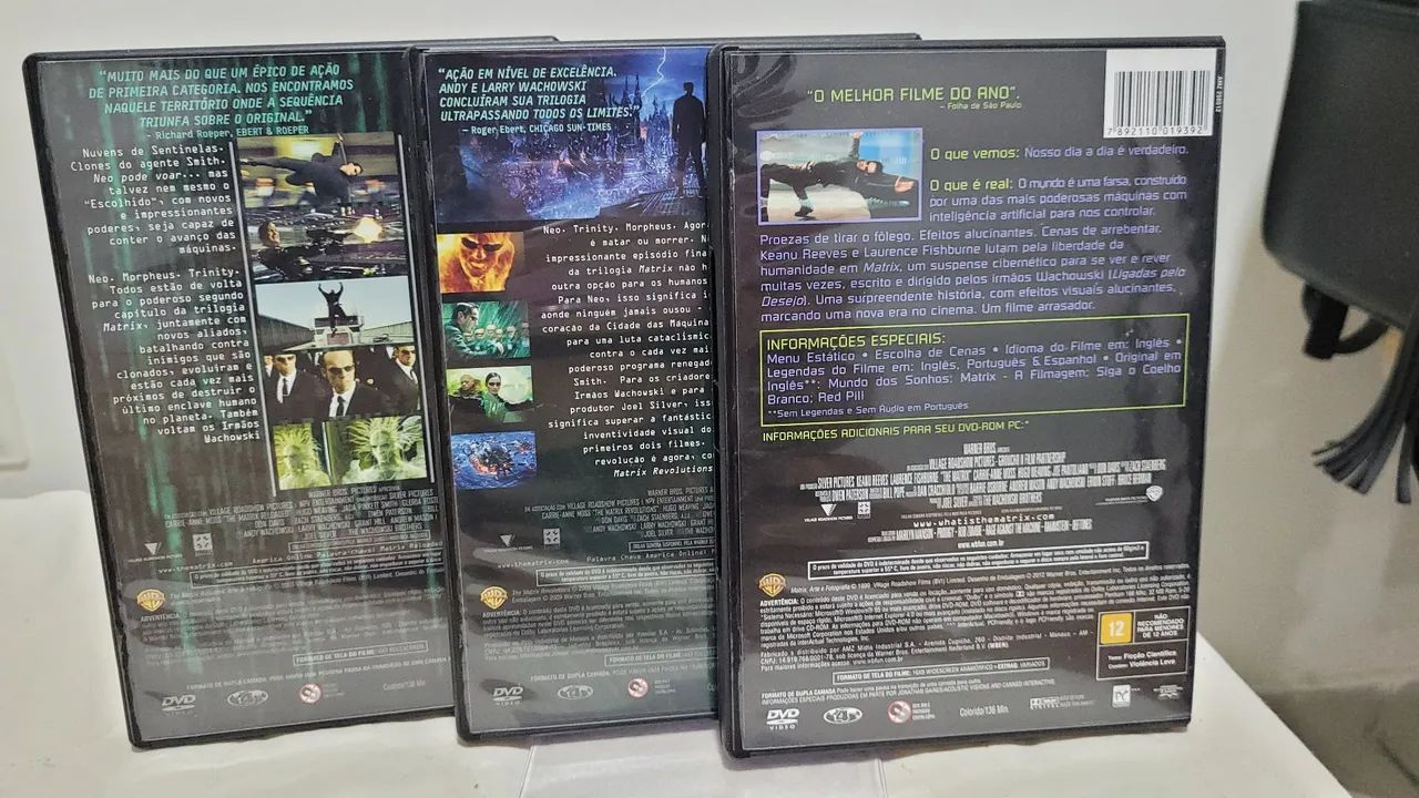 DVDS TRILOGIA MATRIX 1,2 E 3 - Foto 2