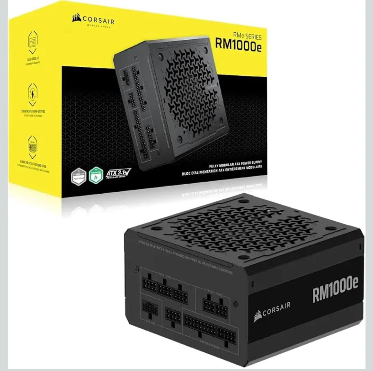 Fonte Corsair Rm1000e 80 plus Gold Modular 