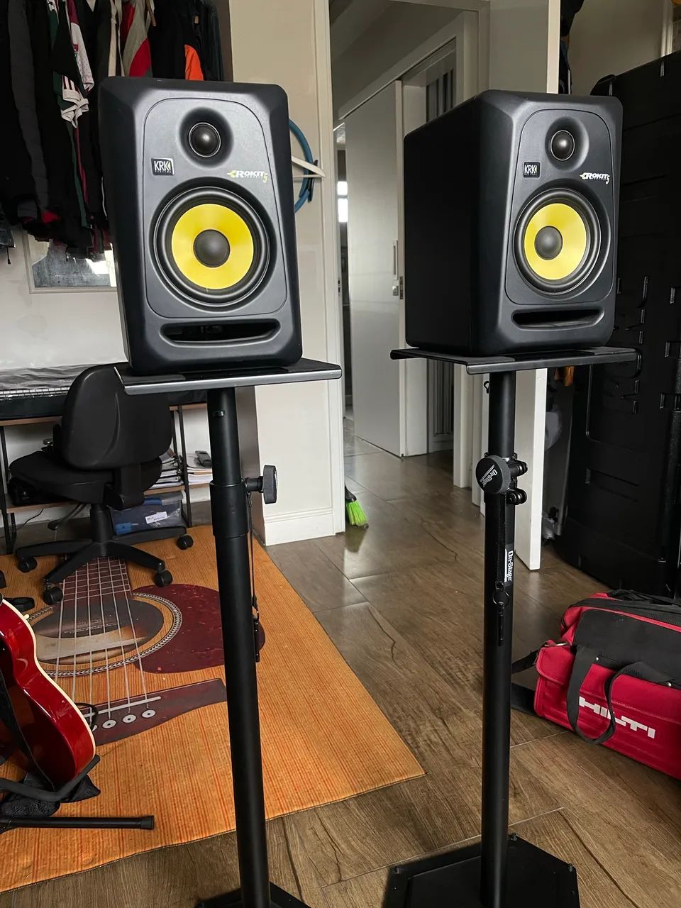 Monitores de áudio com base (pedestal) - Foto 3