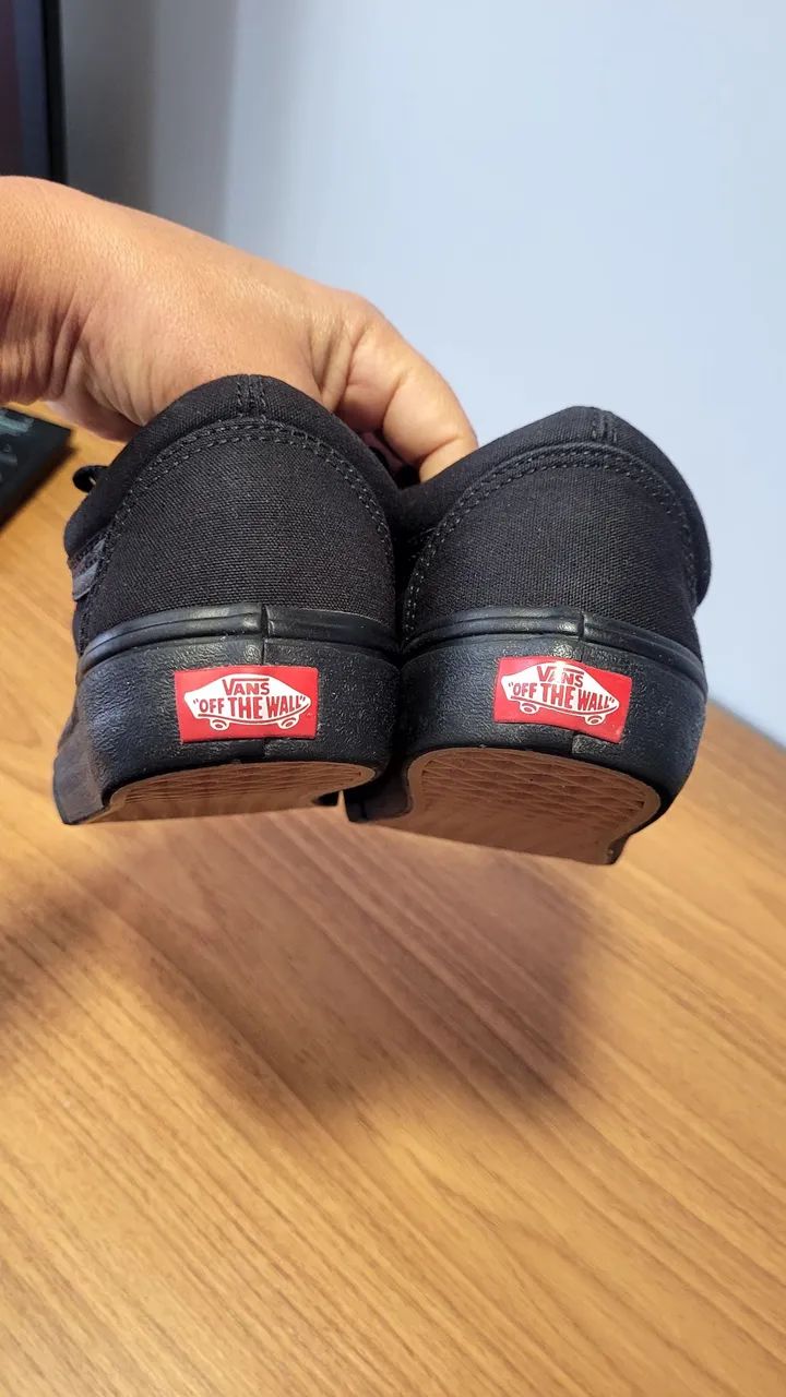Tênis Vans original mod. Old Skool Black Black - n. 37 - Foto 5