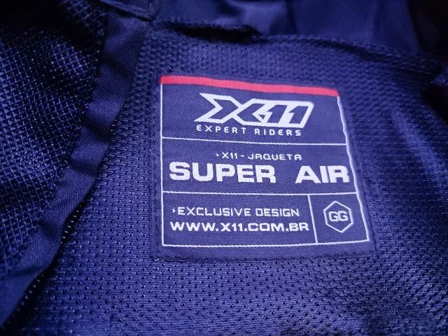 Jaqueta motociclista X11 Super air nova