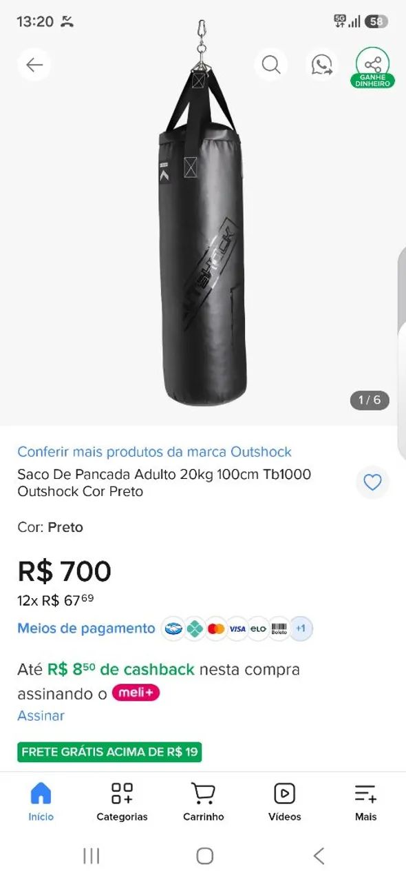 Saco de Pancada 20Kg - Foto 5
