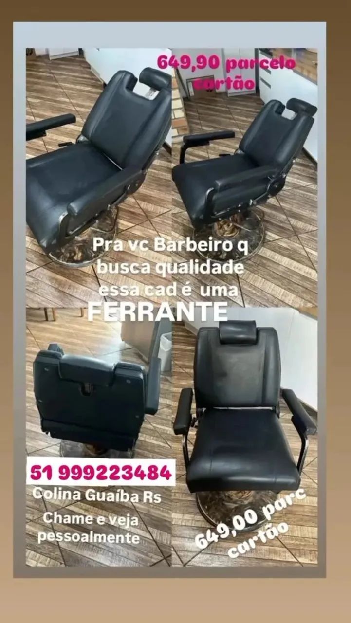 Cadeira barbeiro 