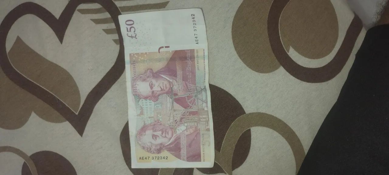 Nota de 50 libras  - Foto 2