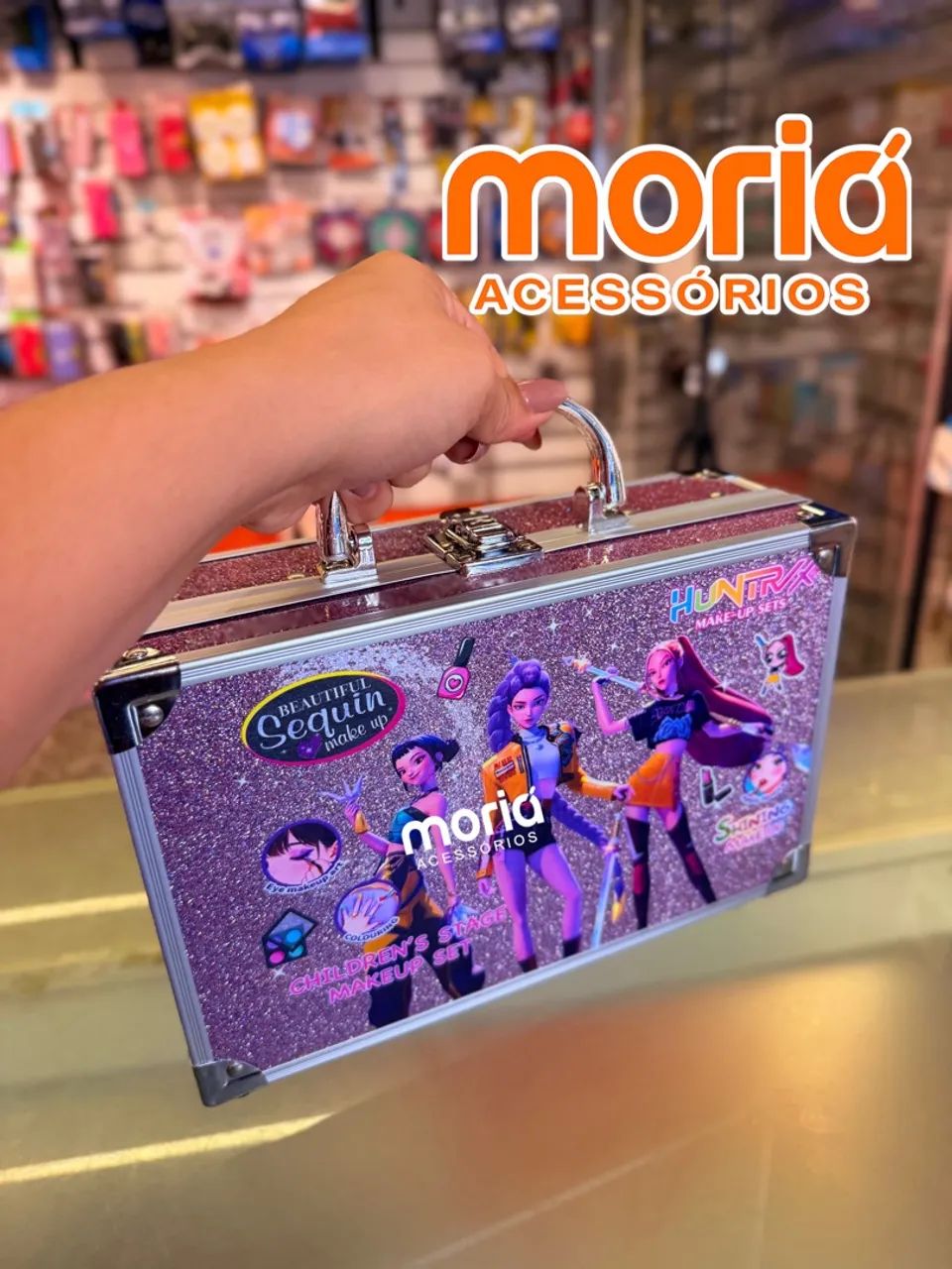 Kit de Maquiagem Infantil com Maleta - Foto 2