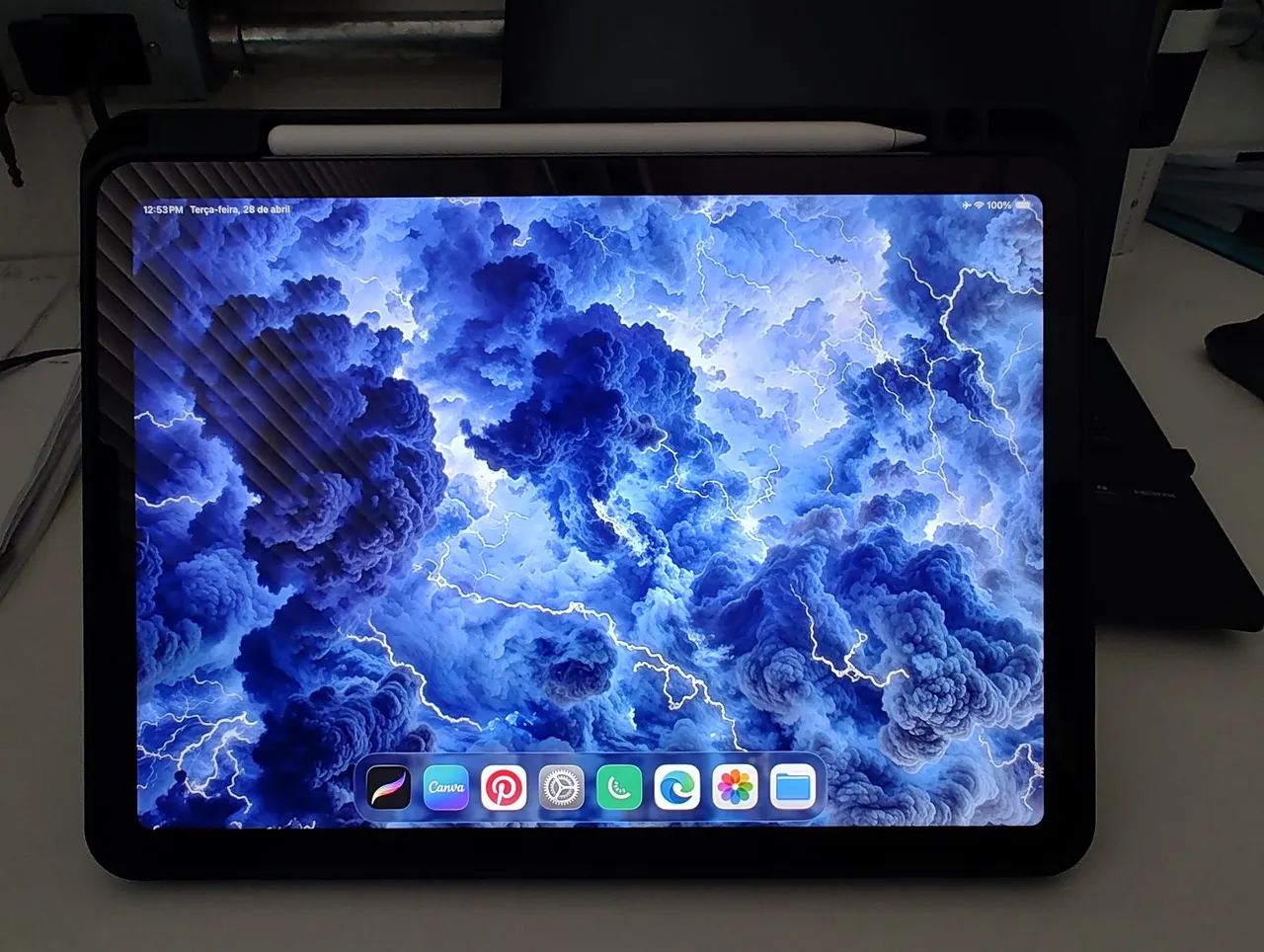 iPad Air 5 geração processador M1 64Gb + Apple pencil 2 - Tablets