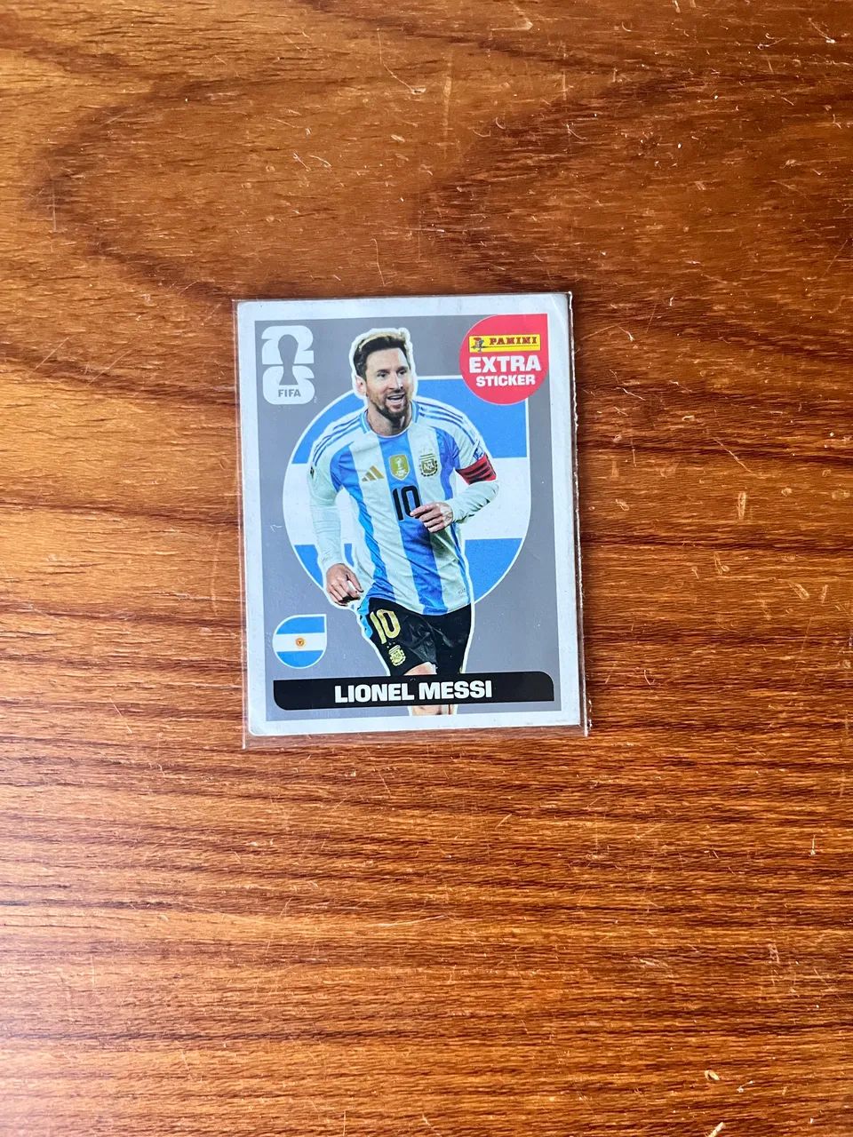 Figurinha extra messi prata 2026