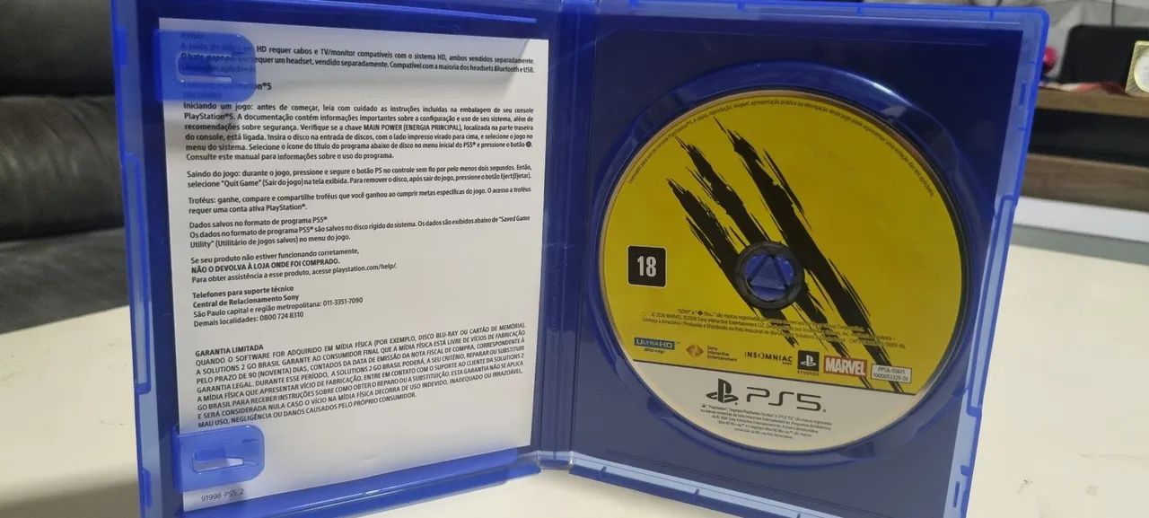MARVEL'S WOLVERINE (PS5) - SEMI-NOVO EM ESTADO DE ZERO! - Foto 3