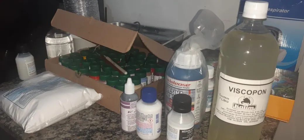 Kit Impressora 3d Elegoo Mars 5 Ultra E Wash Cure Anycubic - Preto (Usado) - Foto 6