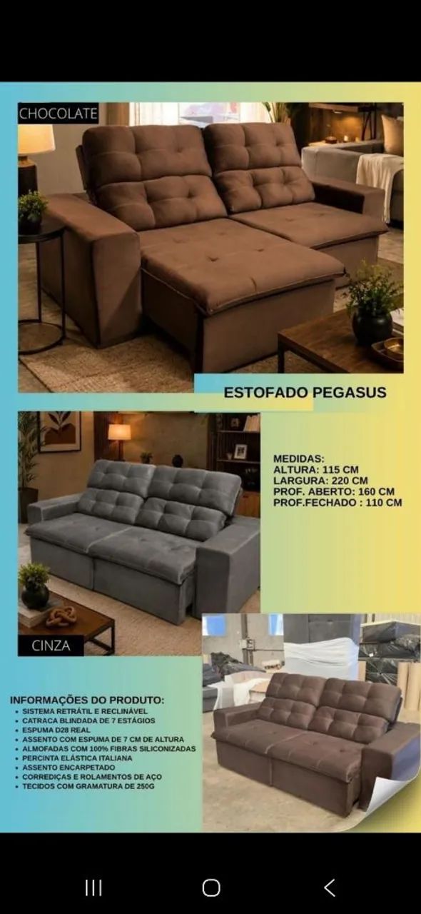 Sofá retrátil  - Foto 2
