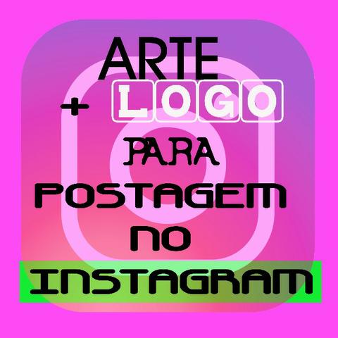 Logo marca mais arte digital para postagem no instagram