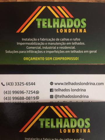Calhas e rufos, Telhados Londrina