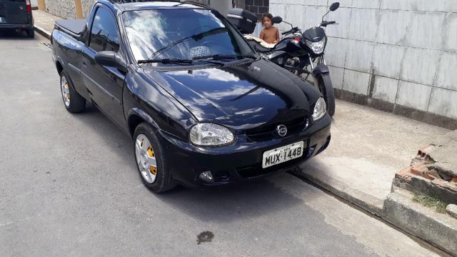Pick corsa bem conservada ano 2003 troco também en carro fechado . Ops só não tem ar e - Foto 9