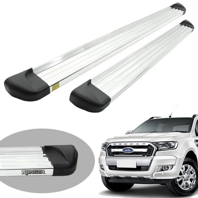 Estribo Ford Ranger 2013 à 2020 Cab Dupla Alumínio anodizado Track - Foto 2