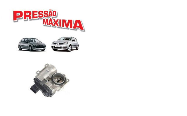 Corpo de Borboleta TBI Renault Clio Peugeot 206 1.0 16V - Foto 2