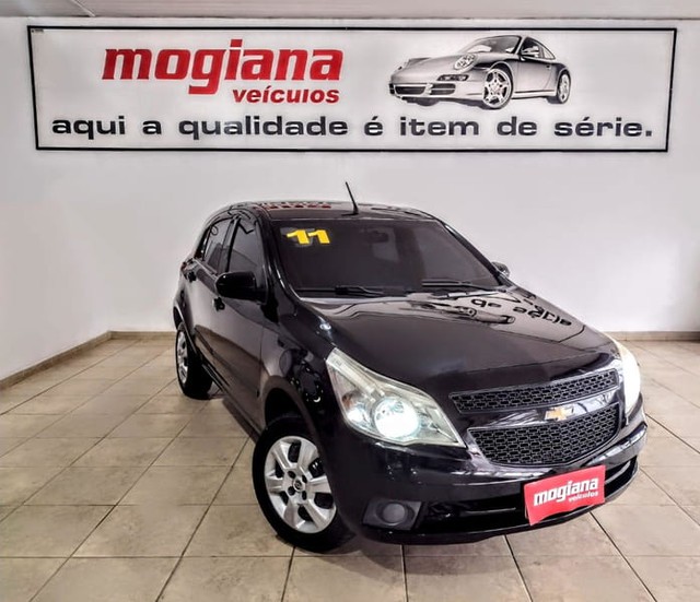 CHEVROLET AGILE LT 1.4 COMPLETO MANUAL PRETO FLEX 10/11