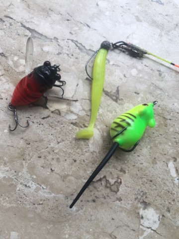 Kit de pesca usado