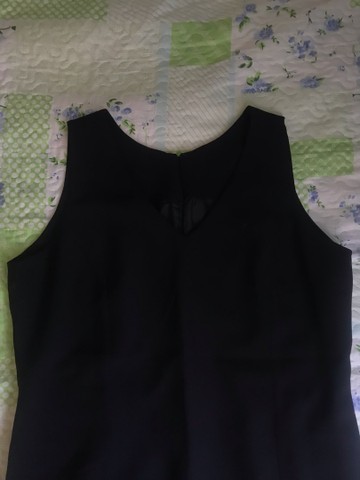 vestido preto longo