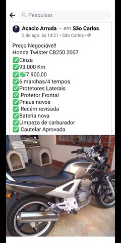 HONDA TWISTER 250 2006/2007