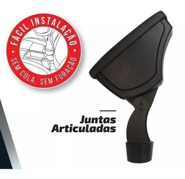 Apoio Descanca Braco Chverolet Tracker 2017 à 2019 - Linha Preta e Linha Laranja - NAT - Foto 3
