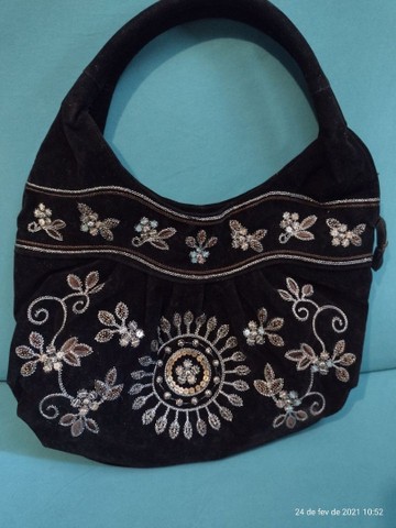 Bolsa Bordada Tam: Médio - Foto 4