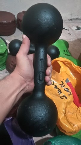 Promoção Anilhas/Halteres 1kg a 25kg, a partir R$ 9,00 o kg, Produto Novo - Foto 4