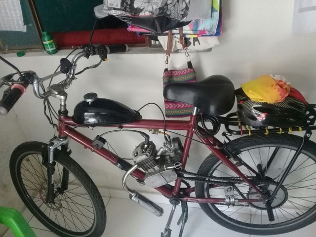 bicicleta com motor a gasolina olx