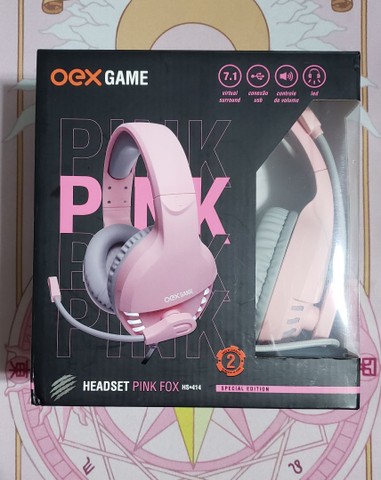 headset oex force pink - Computadores e 