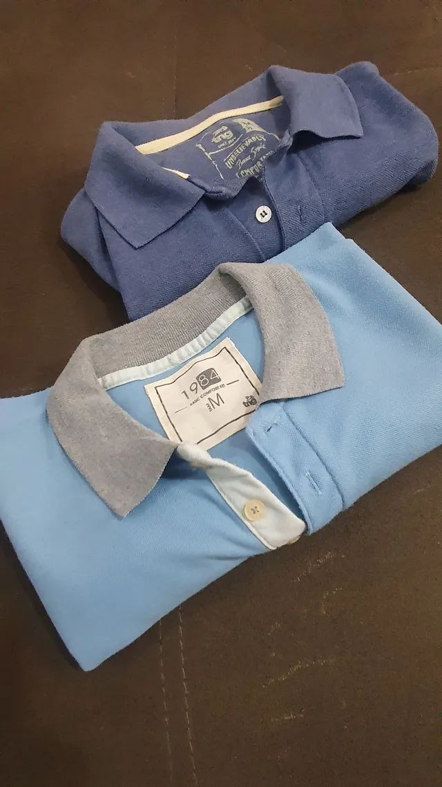 2 Camisas polo M 