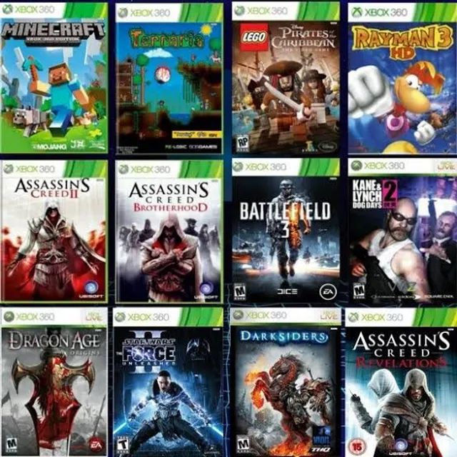 Xbox 360 Desbloqueado Rgh Com Hd 500 Gb Com 80 Jogos