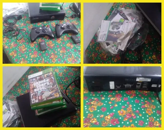 Console xbox 360 desbloqueado com jogo gta5