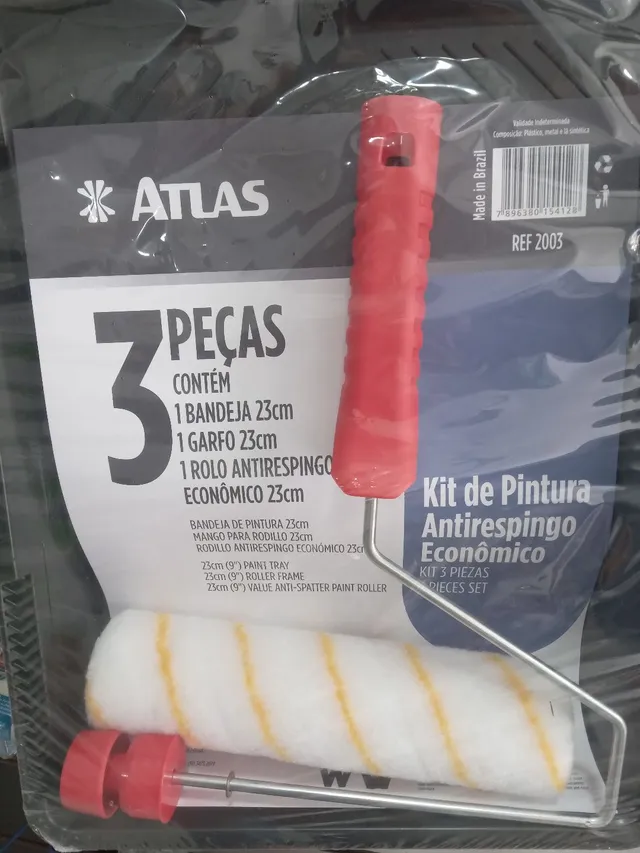 Kit de Pintura Antigota Completo com 6 Peças - Atlas